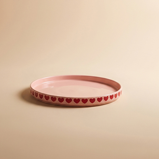 Karaca Sweetheart Pasta Tabağı Pembe 21,5 cm