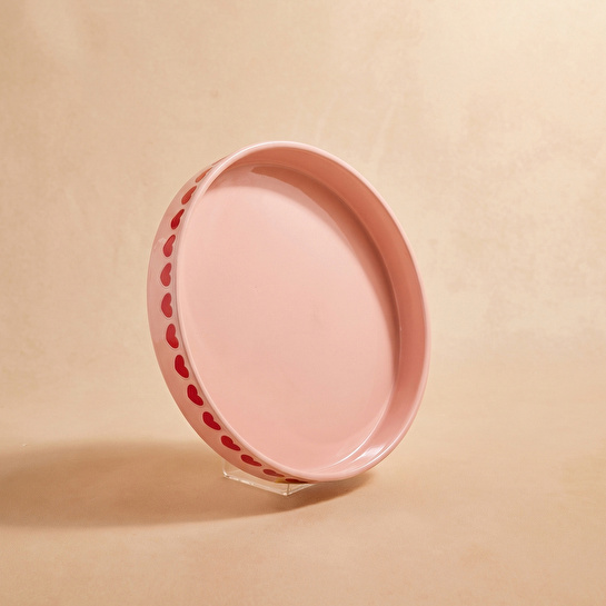 Karaca Sweetheart Çukur Tabak Pembe 20 cm