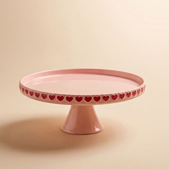 Karaca Sweetheart Kek Standı Pembe 27 cm