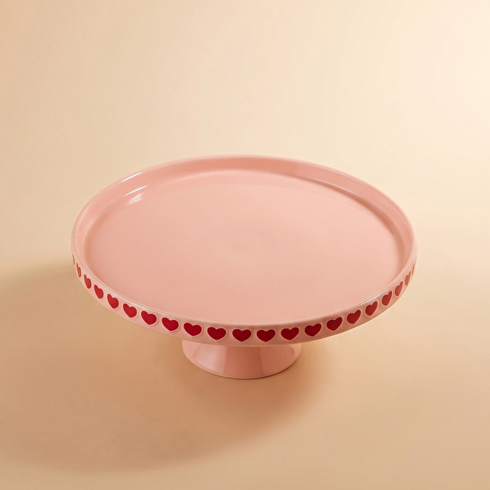 Karaca Sweetheart Kek Standı Pembe 27 cm