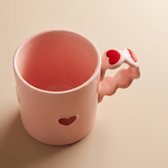 Karaca Sweetheart Kupa Pembe 480 ml