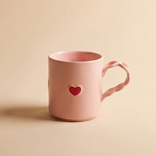 Karaca Sweetheart Kupa Pembe 480 ml