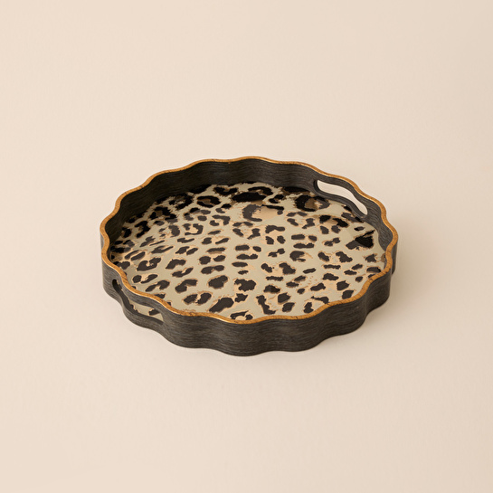 Karaca Home Varese Dekoratif Tuvarlak Tepsi 34x34 cm