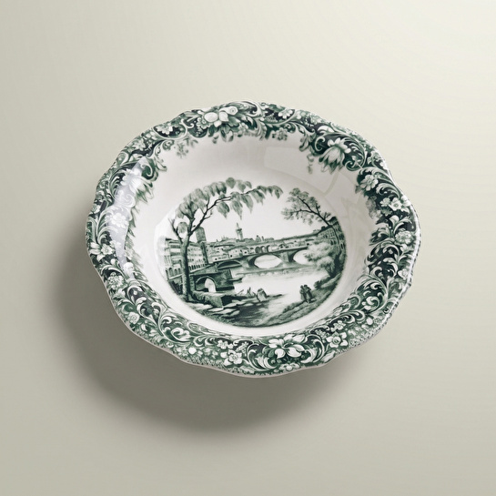 Emsan Floransa Meze Tabağı 17 cm Yeşil
