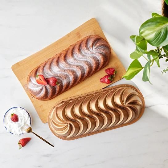Emsan Cake Pro Vera Döküm Kek Kalıbı Gold 35 cm
