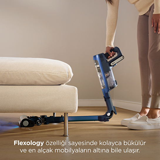 Shark PowerDetect Speed Clean and Empty Auto Empty Sistemli Pet Başlıklı Şarjlı Dikey Süpürge Ultramarine