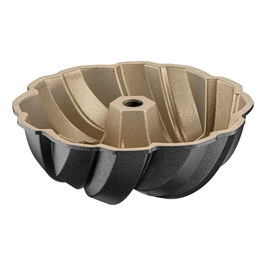 Emsan Black Shiny Slice Döküm Kek Kalıbı 22 cm