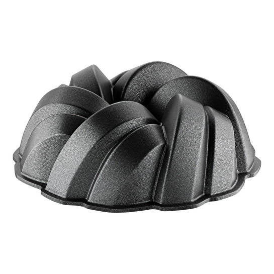 Emsan Black Shiny Slice Döküm Kek Kalıbı 22 cm