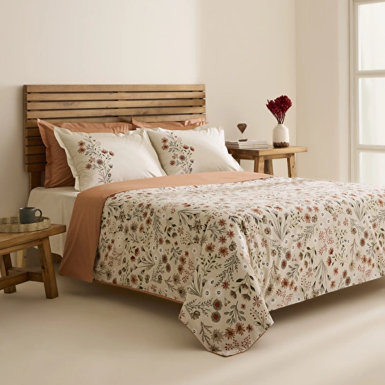 Karaca Home Velinor %100 Pamuk Çift Kişilik Nevresim Takımı Multicolour