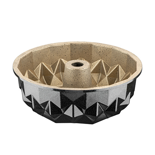 Emsan Black Shiny Star Döküm Kek Kalıbı 22 cm