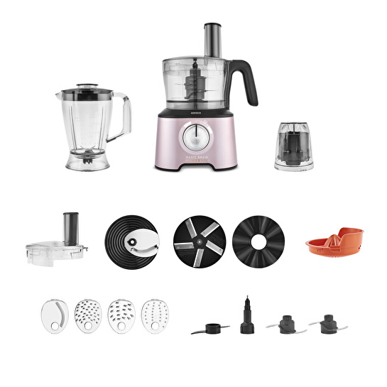 Karaca Mastermaid Power Max 12 in 1 Mutfak Robotu Rosegold 2000W