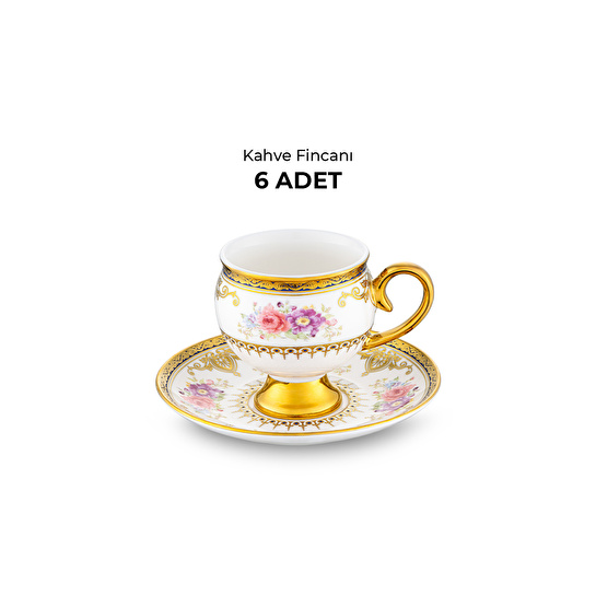 Emsan Demet 6 Kişilik Kahve Fincan Takımı 90 ml
