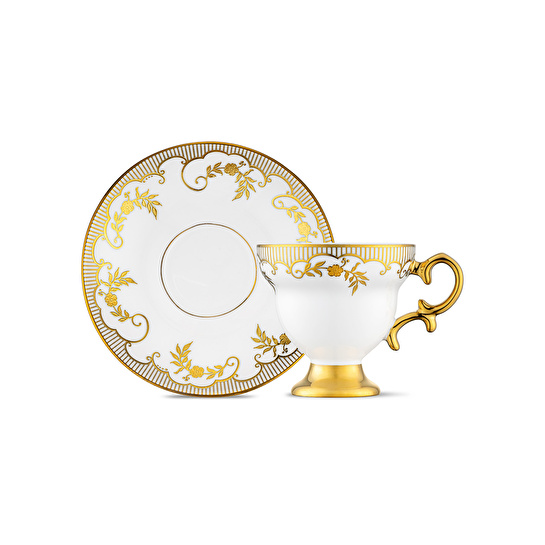 Emsan Golden 6 Kişilik Kahve Fincan Takımı 90 ml