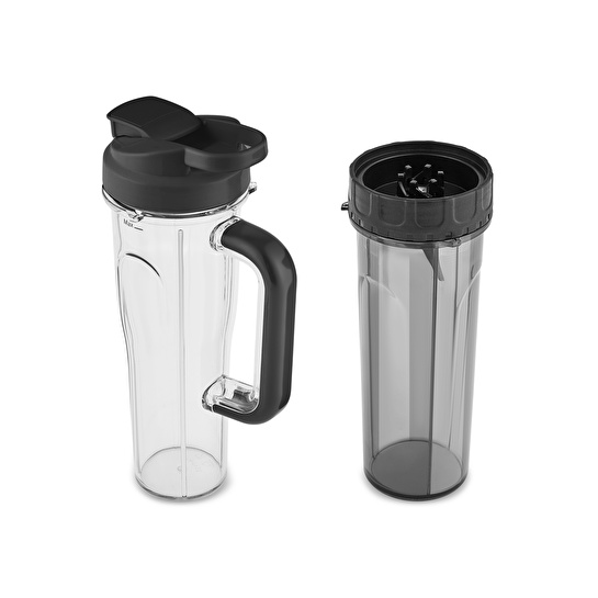 Karaca Blendy Personal Kişisel Kulplu Smoothie Blender Çift Hazneli Silver