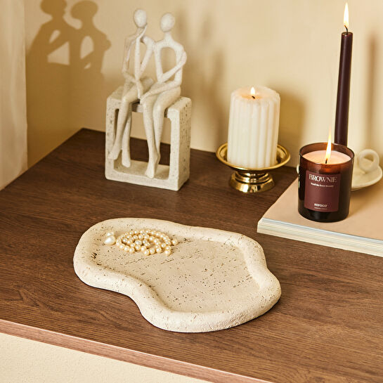 Karaca Home Palvin Dekoratif Tabak 31,5x24x2 cm