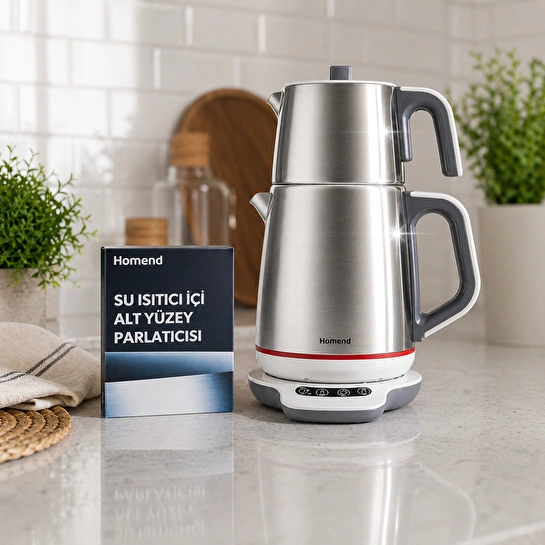 Homend Kettle & Çay Makinesi Temizlik ve Parlatma Tableti 5’li Paket