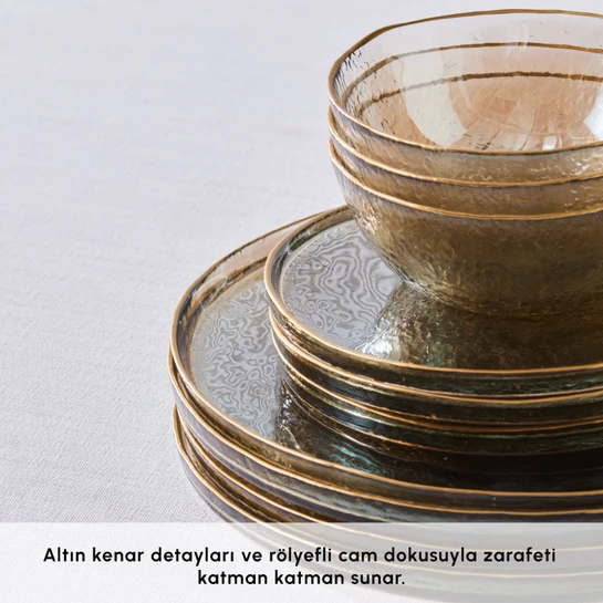 Karaca Berlin 18 Parça 6 Kişilik Yemek Takımı