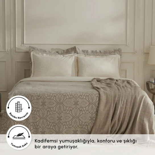 Karaca Home Megan 8 Parça Çeyiz Seti Gümüş