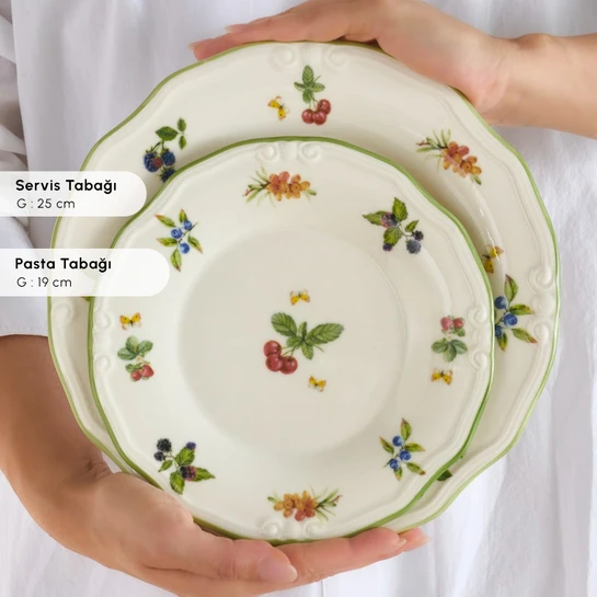 Karaca Majestic 24 Parça 6 Kişilik Yemek Takımı