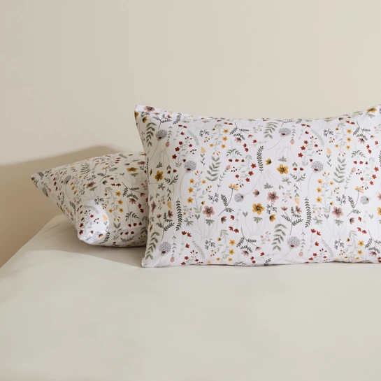 Karaca Home Vina %100 Pamuk 2'li Yastık Kılıfı Multicolor