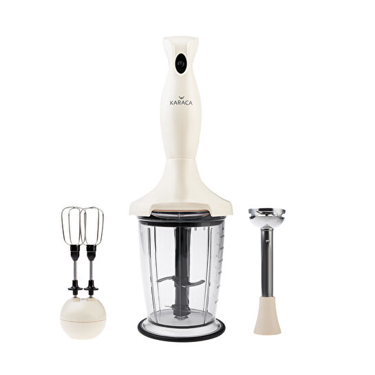 Karaca Maxi Mix 3 in 1 Mutfak Robotu Krem