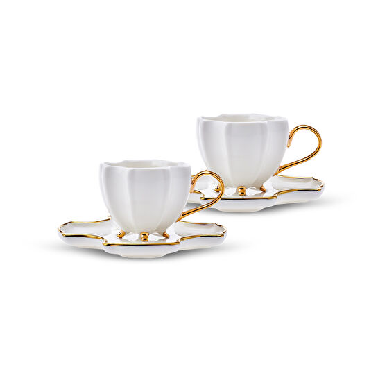 Karaca İvory 2 Kişilik Kahve Fincan Takımı 80 ml