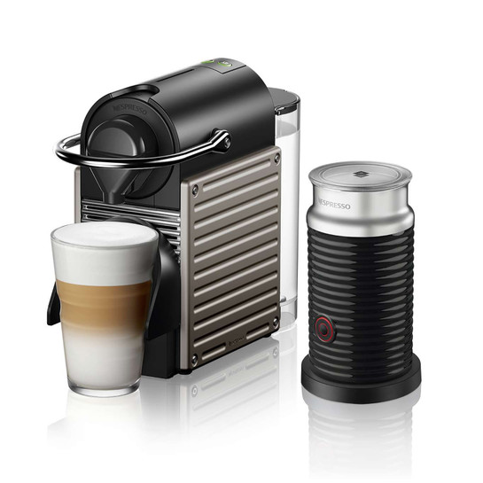 Nespresso C66T Pixie Titan Kahve Makinesi ve Süt Köpürtücü Aksesuar