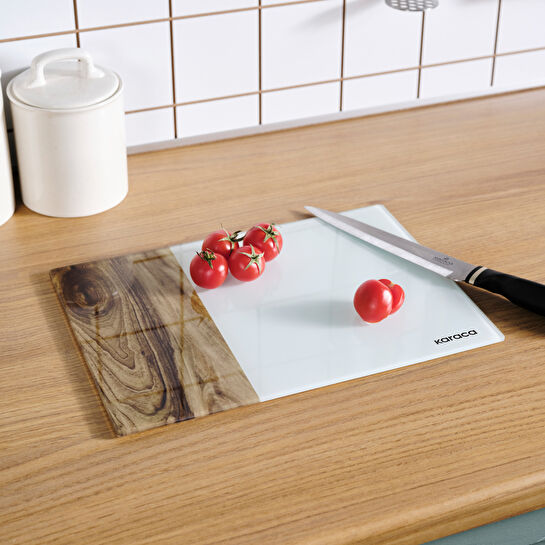 Karaca Aden Cam Kesme Tahtası