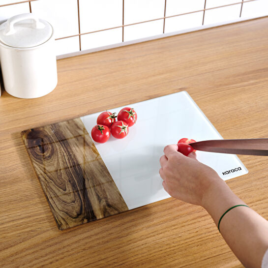 Karaca Aden Cam Kesme Tahtası