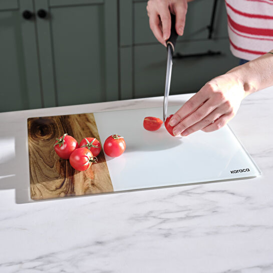 Karaca Aden Cam Kesme Tahtası