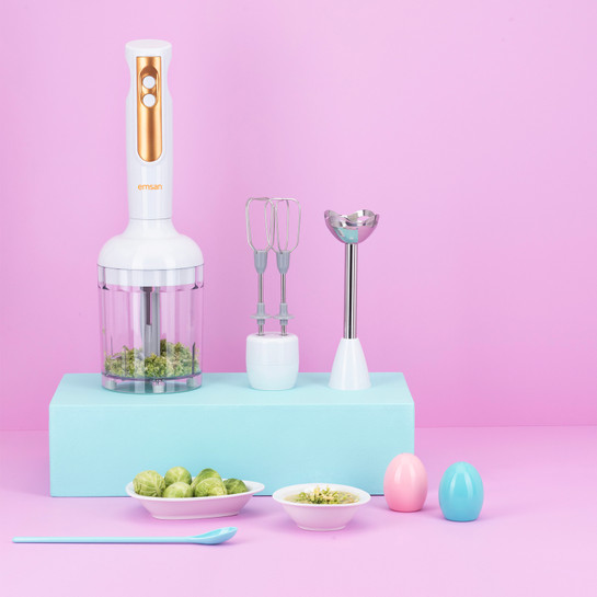 Emsan Powerpack Midi Beyaz 4'lü Blender Set