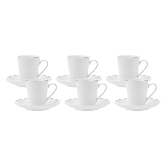 Karaca Eleta 6 Kişilik Kahve Fincan Takımı 90 ml
