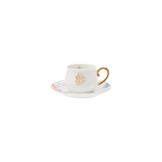 Karaca Coral Reef 2 Kişilik Kahve Fincan Takımı 90 ml