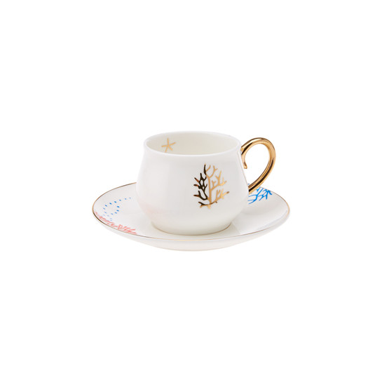 Karaca Coral Reef 2 Kişilik Kahve Fincan Takımı 90 ml