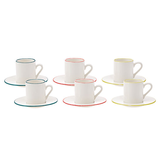 Karaca Akide 6 Kişilik Kahve Fincan Takımı