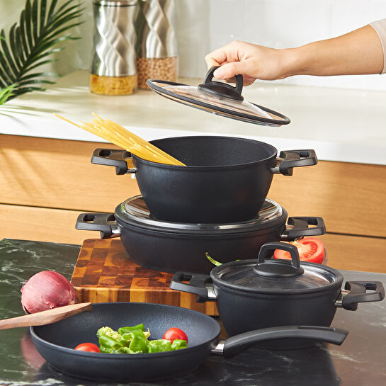 Karaca Biodiamond Eco Power Antibakteriyel 7 Parça Tencere Seti