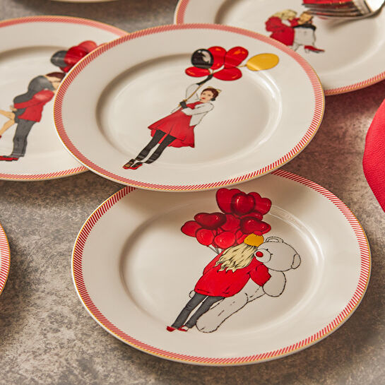 Karaca Couple 6 Kişilik Pasta Takımı