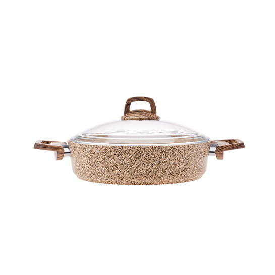 Karaca Wood Silver Biogranit Pilav/Karnıyarık Tenceresi 26 cm
