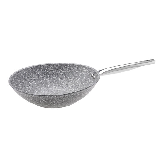 Karaca Biogranit Vierno Wok Tava 28 Cm Gri