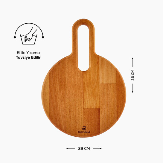 Karaca Urbanwood Round Kesme Tahtası Large