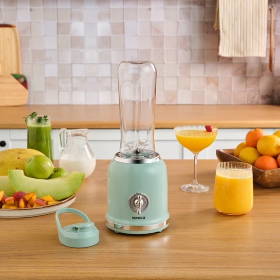 Karaca Retro Personal Kişisel Smoothie Blender Green