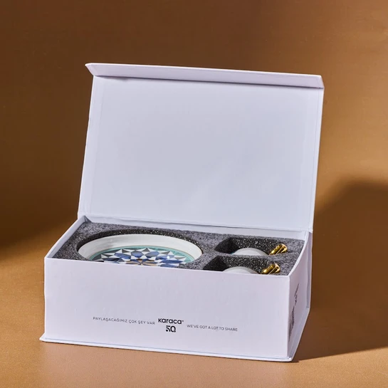 Karaca Roman 2 Kişilik Kahve Fincan Takımı 90 ml