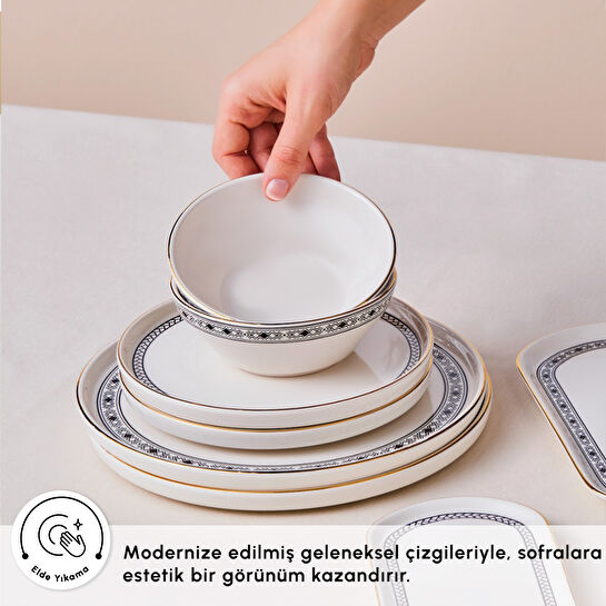 Karaca Etna 8 Parça 2 Kişilik Yemek Takımı