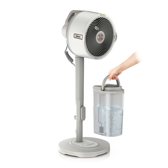 Shark FlexBreeze ProMist Taşınabilir Buharlı Fan İç ve Dış Mekan Uyumlu, Beyaz