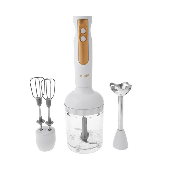Emsan Powerpack Midi Beyaz 4'lü Blender Set