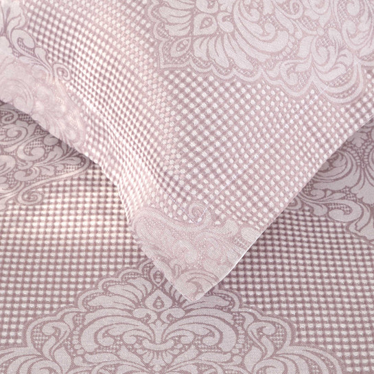 Karaca Home Amelie Lila Çift Kişilik Yatak Örtüsü Set