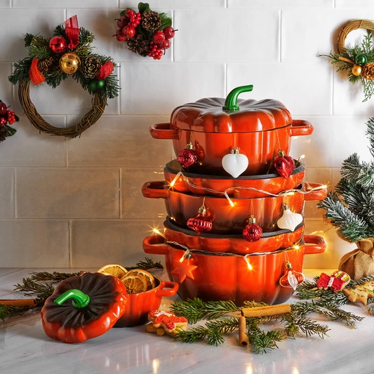 Karaca Biogranit Pumpkin Tencere 16 Cm Turuncu