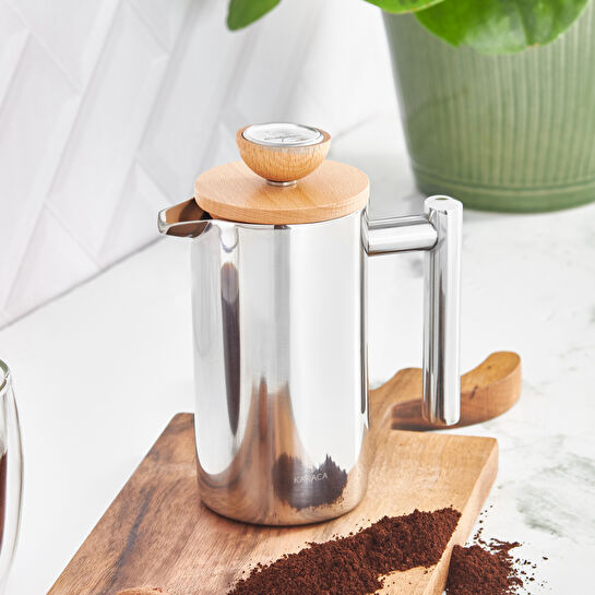 Karaca Mirror Wood French Press 350 ml