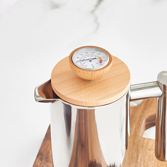 Karaca Mirror Wood French Press 350 ml