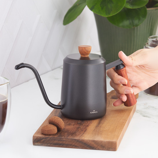Karaca Kahve Kettle Siyah 600 ml